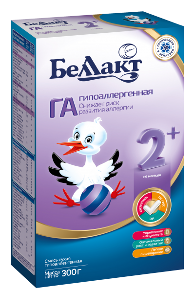 BELLAKT - ჰიპოალერგიული რძის ნარევი - ბავშვებისთვის 6 თვიდან 300gr (ვადა 02.03.2023)
